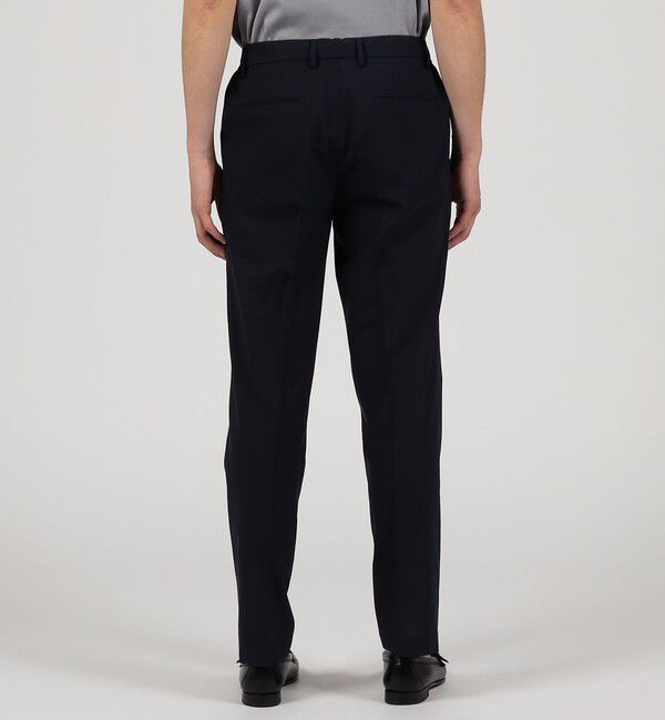 TOMORROWLAND MENS「Super120'sウールポリエステル 1プリーツイージースラックス」|スラックス|