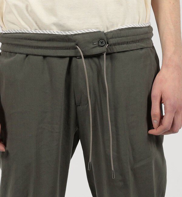 TOMORROWLAND MENS「テンセルリネン スリムテーパード イージーパンツ」|その他|