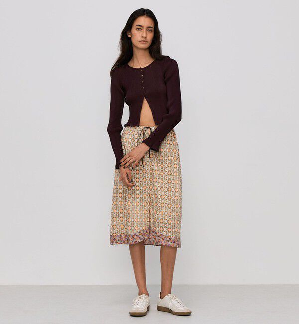 BACCA「サマーリバティ コットンフレアスカート」|スカート|