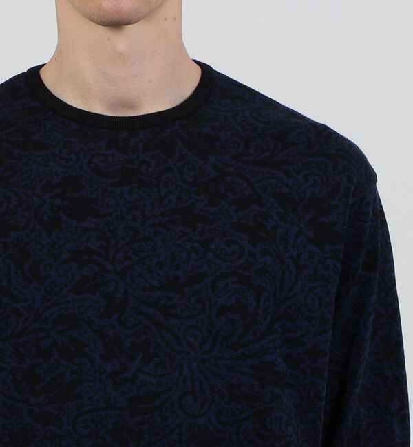 TOMORROWLAND MENS「TOMORROWLAND tricot ペイズリー柄 コットンハーフスリーブ ニット」|ニット・セーター|