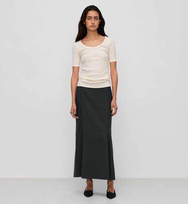 BACCA「ハイツイストレース コットンハーフプルオーバー」|Tシャツ・カットソー|