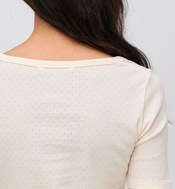 BACCA「ハイツイストレース コットンハーフプルオーバー」|Tシャツ・カットソー|