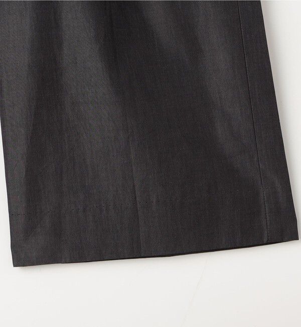 CABaN「シャトルポプリン 2タックワイドパンツ」|チノ|