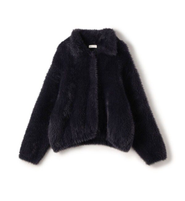 Ballsey「フェザーヤーン ステンカラーカーディガン」|カーディガン|