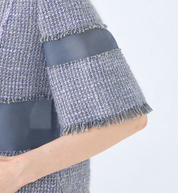 Ballsey「ブロッキングツイード ハーフスリーブプルオーバー」|その他|