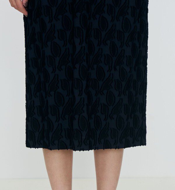 TOMORROWLAND collection「シャイニーカットジャカード Vネックワンピース」|ワンピース|