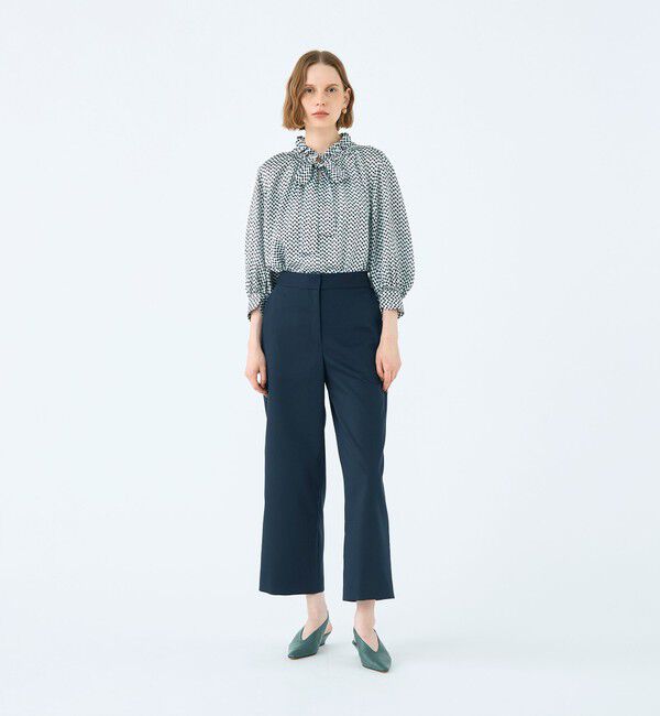 Ballsey「ソフトポリエステルレーヨンストレッチ セミワイドパンツ」|その他|