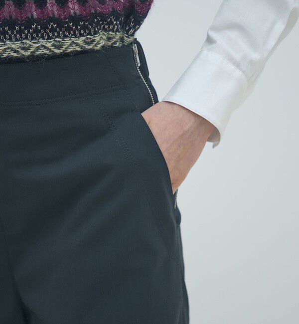 MACPHEE「ポリエステルウールストレッチ フレアパンツ」|その他|