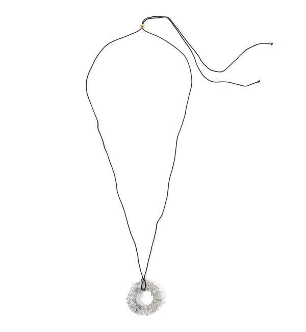 TOMORROWLAND GOODS「LEVENS JEWELS DEW ネックレス」|ネックレス|15 グレー