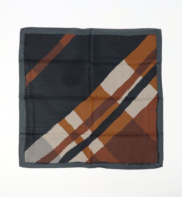 TOMORROWLAND GOODS「TOMORROWLAND ウール プリントスカーフ」|バンダナ・スカーフ|