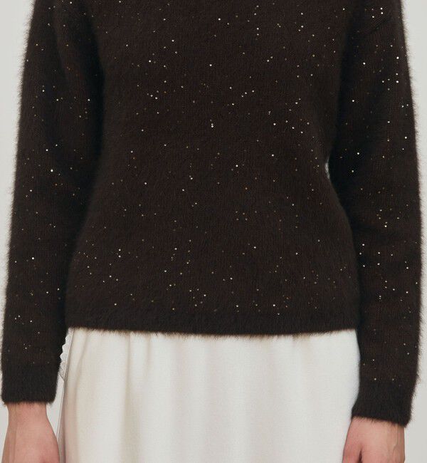 DES PRES「フォックスカシミヤ クルーネックプルオーバー」|ニット・セーター|