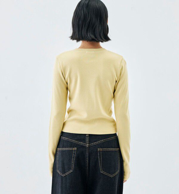 Edition「コットンモダールフライス カーディガン」|カーディガン|