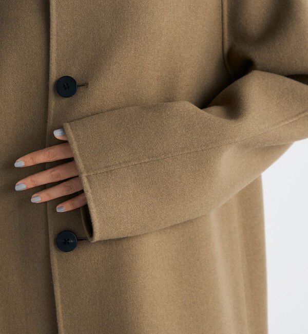 Edition「ウールカシミヤ ダブルフェイス ロングコート」|ステンカラーコート|