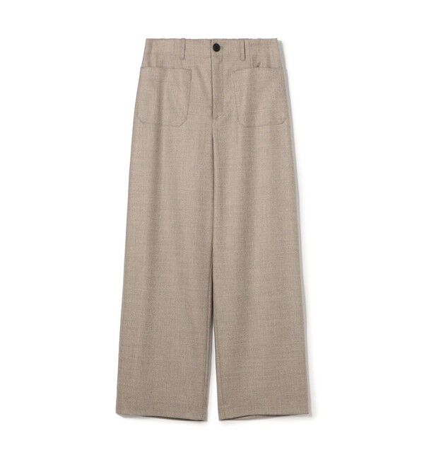 GALERIE VIE「ライトフラノストレッチ マリンパンツ」|その他|43 ベージュ
