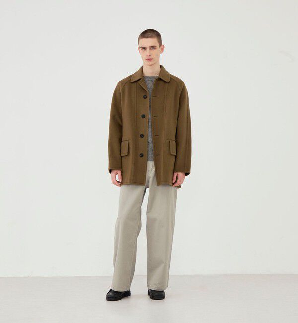 GALERIE VIE「ウールダブルフェイス ステンカラーコート」|ステンカラーコート|