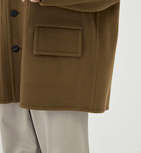 GALERIE VIE「ウールダブルフェイス ステンカラーコート」|ステンカラーコート|