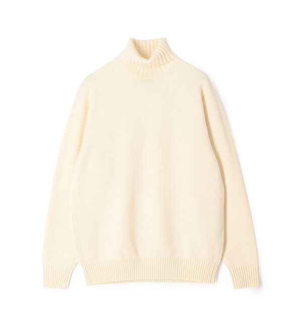 TOMORROWLAND MENS「TOMORROWLAND tricot スーパーファインラムウール タートルネックニット」|ニット・セーター|11 ホワイト