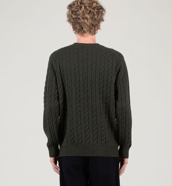 TOMORROWLAND MENS「TOMORROWLAND tricot スーパーファインラムウール ケーブルニット」|ニット・セーター|