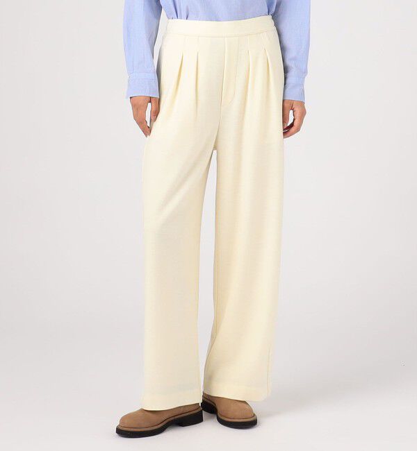 GALERIE VIE「ミルドスムース タックワイドパンツ」|その他|