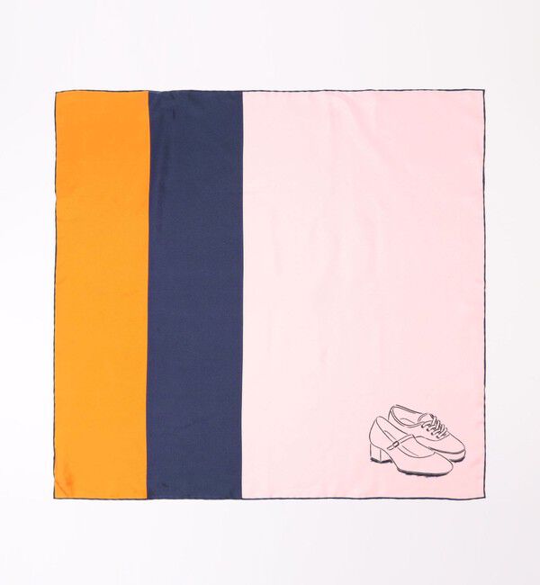 TOMORROWLAND GOODS「sense the pebble Noe シルクスカーフ」|バンダナ・スカーフ|