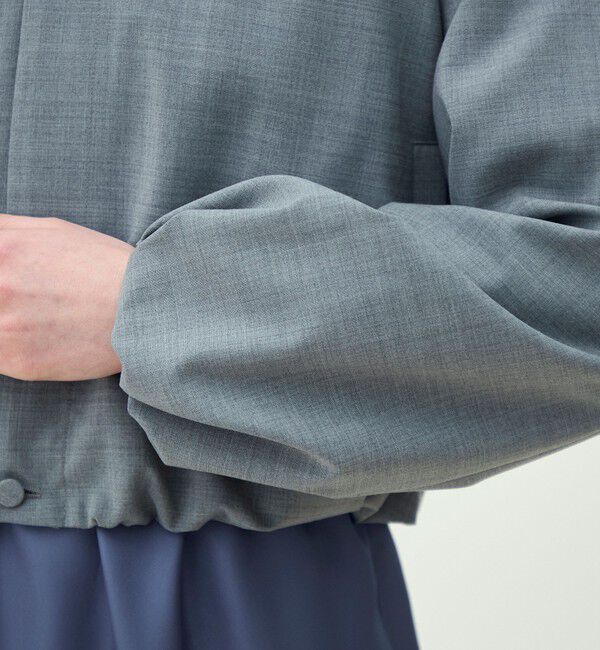 MACPHEE「ストレッチトロピカル ショートブルゾン」|ブルゾン・スタジャン|