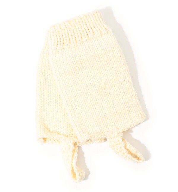 TOMORROWLAND GOODS「MANY RHIZOMES アンクルウォーマー」|レッグウォーマー|11 ホワイト