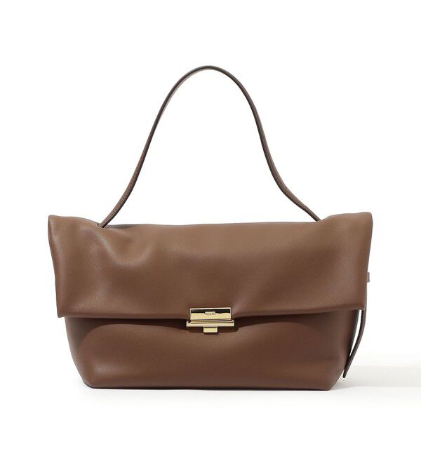 TOMORROWLAND GOODS「 PUNTI. GRAFT-FLAP ワンハンドル ハンドバッグ」|ハンドバッグ|49 ダークブラウン