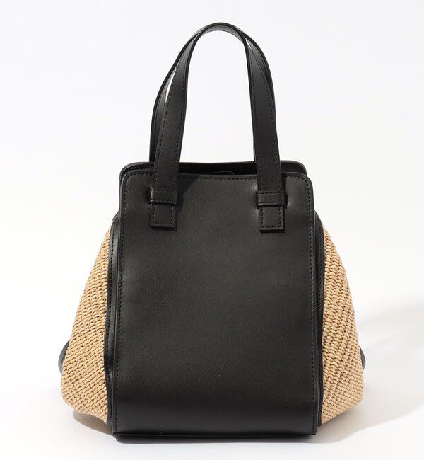 TOMORROWLAND GOODS「VIOLAd'ORO SANDRO ラフィア レザーコンビ ハンドバッグ」|ハンドバッグ|