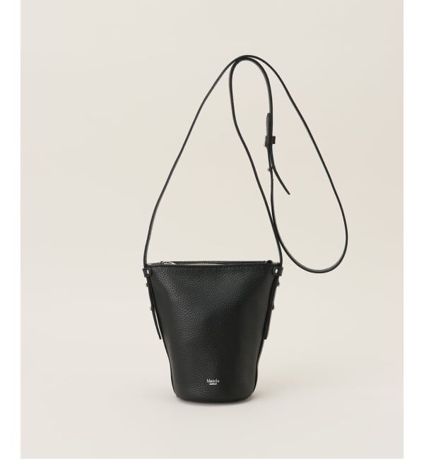  「【blancle/ ブランクレ】S.LETHER  2WAY BUCKETSH S」|ショルダー・メッセンジャー|ブラック