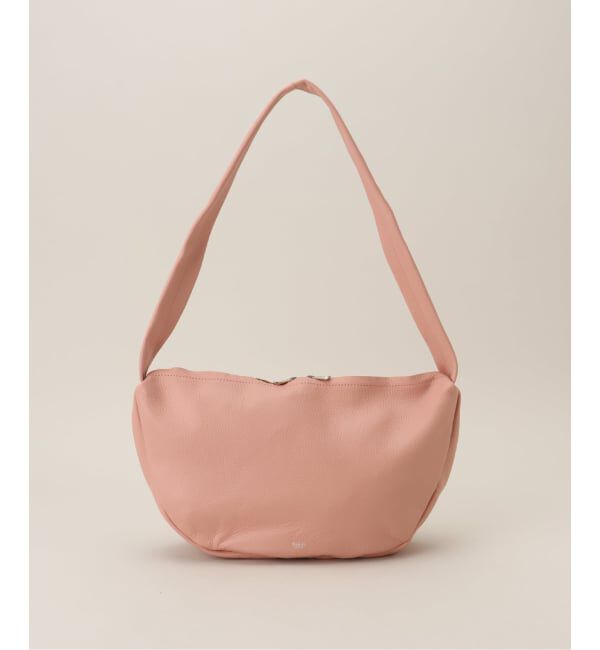  「【blancle/ ブランクレ】S.LETHER SEMI CIRCLE HARF SHOULDER」|ショルダー・メッセンジャー|ピンク