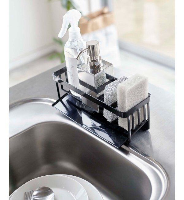 journal standard Furniture「《WEB限定》【tower/タワー】水が流れるスポンジ&ボトルホルダー」|食器・キッチングッズ|