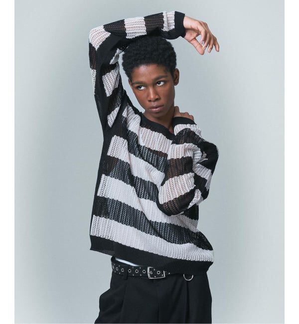 JOINT WORKS「NOCTO ARCHIVE/ノクト アーカイブ Mesh Knit Pullover」|ニット・セーター|