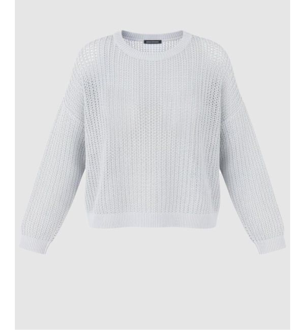 JOINT WORKS「NOCTO ARCHIVE/ノクト アーカイブ Mesh Knit Pullover」|ニット・セーター|グレー