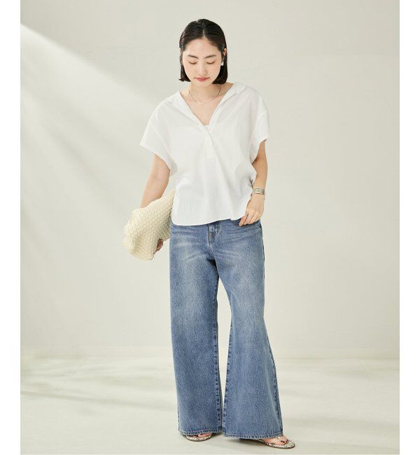 Plage「CINCH BACK DENIM パンツ」|デニム|