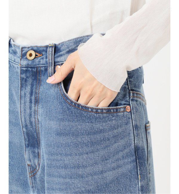 Plage「CINCH BACK DENIM パンツ」|デニム|