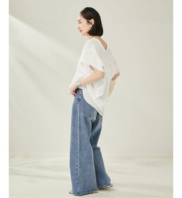 Plage「CINCH BACK DENIM パンツ」|デニム|