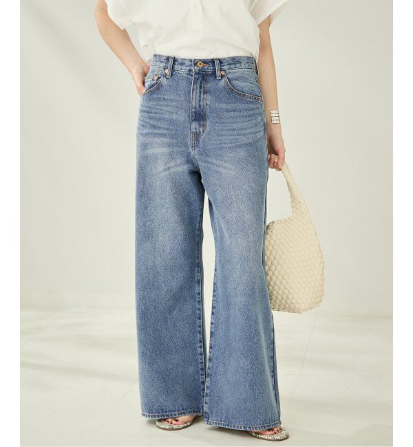 Plage「CINCH BACK DENIM パンツ」|デニム|