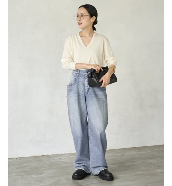 Plage「《WEB限定追加》R&rsquo;IAM WIDE デニム 5」|デニム|