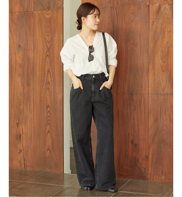 Plage「《WEB限定追加》R&rsquo;IAM WIDE デニム 5」|デニム|