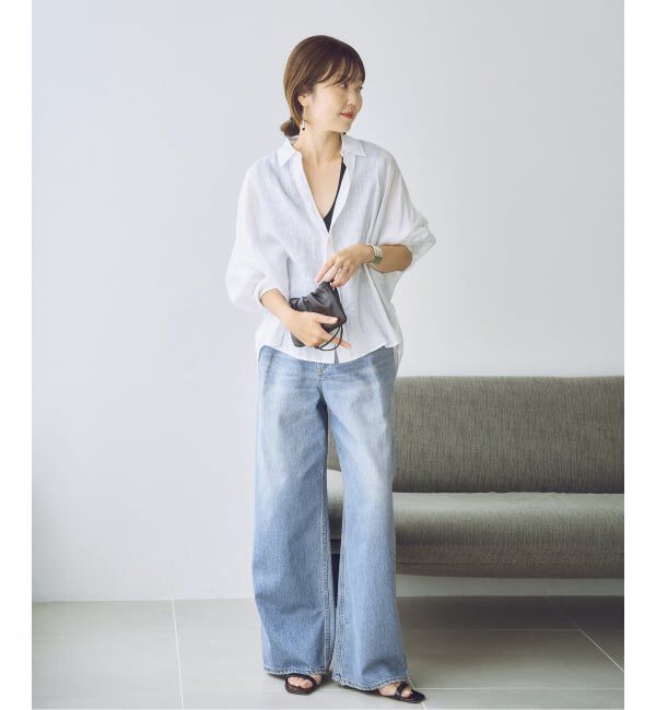 Plage「《WEB限定追加》R&rsquo;IAM WIDE デニム 5」|デニム|