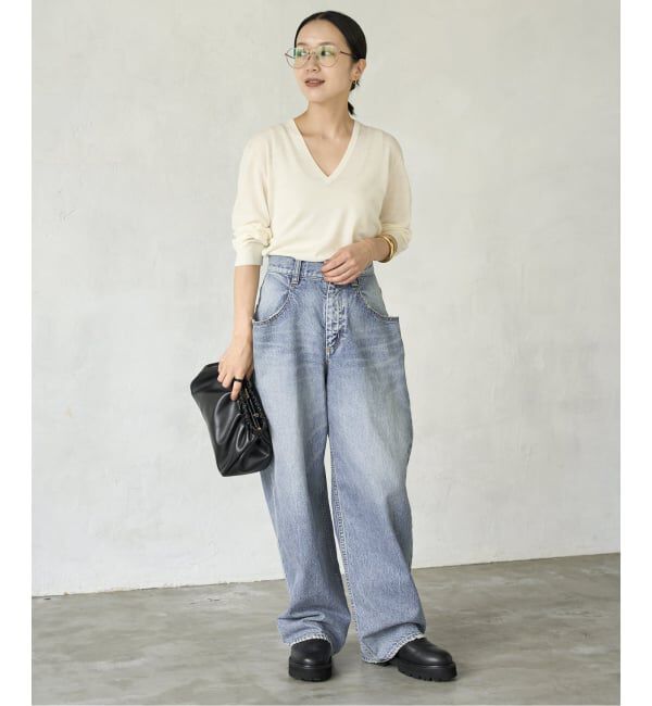 Plage「《WEB限定追加》R&rsquo;IAM WIDE デニム 5」|デニム|