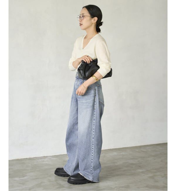 Plage「《WEB限定追加》R&rsquo;IAM WIDE デニム 5」|デニム|