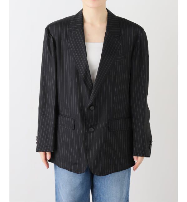 Plage「JANE SMITH / ジェーンスミス WASHED CUPRO OVERSIZED 2B ジャケット」|テーラードジャケット|