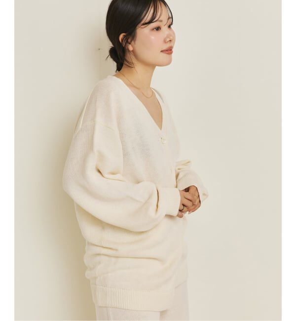Plage「organic linen 混 カーディガン」|カーディガン|