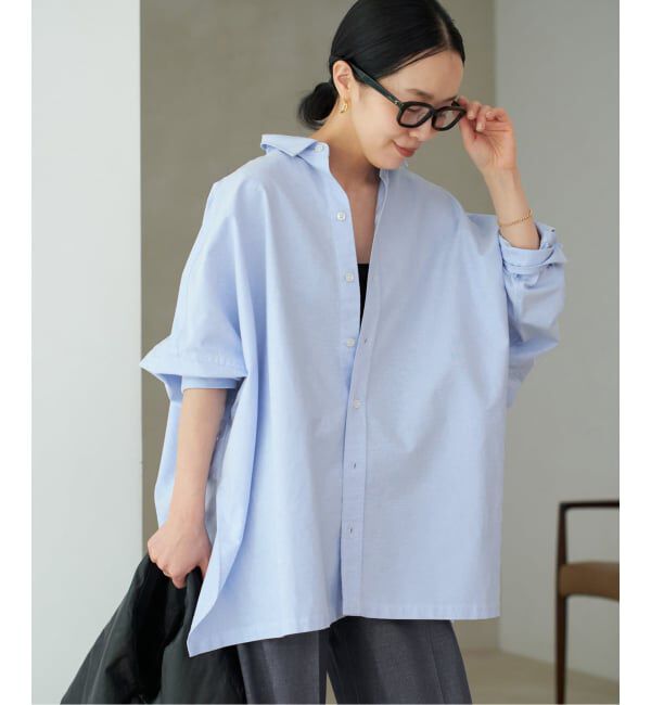 Plage「《追加》Light OX Poncho シャツ 2」|シャツ・ブラウス|