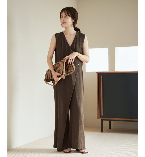 Plage「《予約》LES ATELIERS FRANCAIS DE CONFECTION 別注 CACHE COEUR サロペット」|オールインワン|