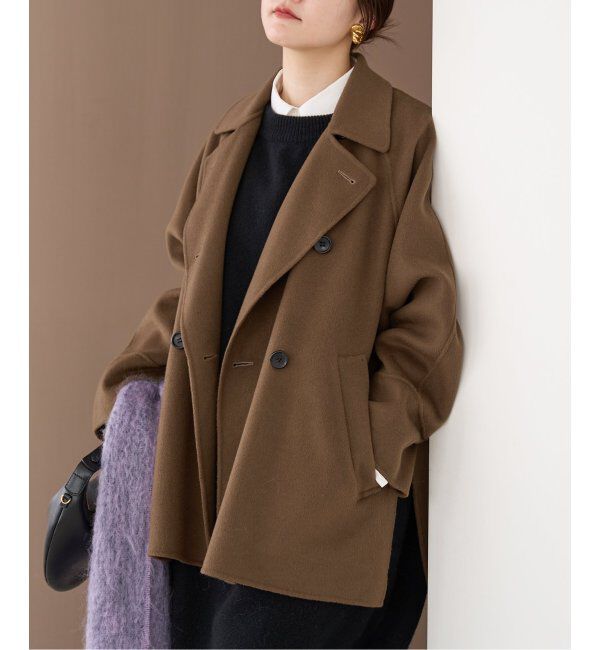 IENA「《追加2》スーパー160ダブルフェイス ショートコート」|その他|