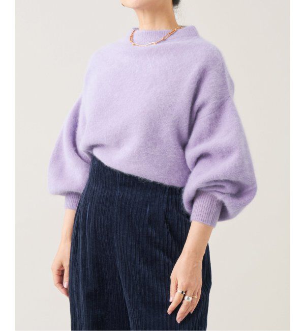IENA LA BOUCLE「IENA LA BOUCLE ファーニットプルオーバー」|ニット・セーター|