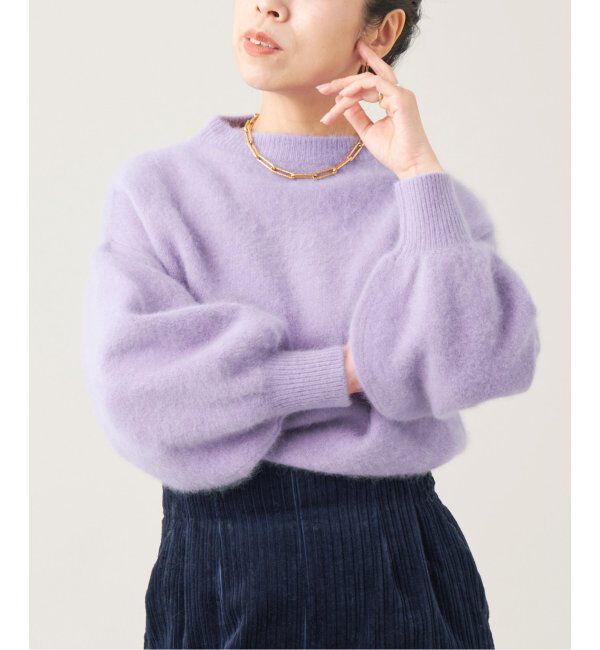 IENA LA BOUCLE「IENA LA BOUCLE ファーニットプルオーバー」|ニット・セーター|