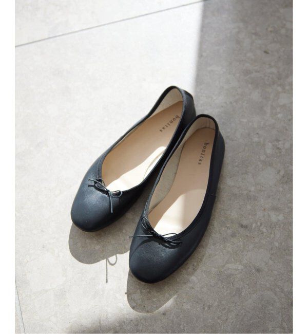 SLOBE IENA「《追加》bonitas/ボニータス バレエシューズ」|バレエシューズ|ブラック